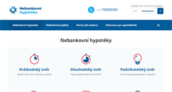 Desktop Screenshot of nebankovnihypoteka.cz